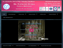 Tablet Screenshot of clinicaboticelli.com